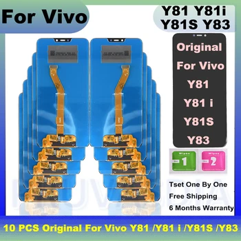 10 ШТ Оригинальный для VIVO Y81 ЖК-дисплей С Сенсорным Экраном Дигитайзер В Сборе Запасные Части для Ремонта Y81i Y81s Y83 1726 LCD