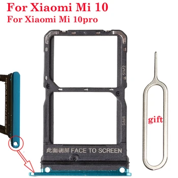 1шт Совершенно Новый Держатель Лотка Для Micro Nano SIM-карты Для Xiaomi Mi 10 Pro Слот Для SD-SIM-Карты Гнездо Адаптера Запасная Часть