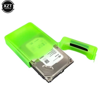 2,5-дюймовый IDE SATA HDD Защита жесткого диска Коробка для хранения Пластиковый защитный чехол Корпус жесткого диска со сверхпрочной пряжкой