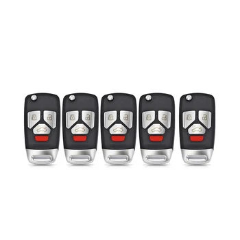 5Шт KEYDIY NB27-4 KD Пульт Дистанционного Управления Автомобильным Ключом Универсальный 4 Кнопки для Audi Style для KD900/KD-X2 KD MINI/KD-MAX Программатор