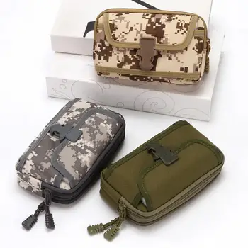 6,5-дюймовая поясная сумка для телефона, портативная камуфляжная поясная сумка для альпинистских мелочей, монет для пеших прогулок, чехол для мобильного телефона