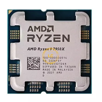 AMD Ryzen 9 7950X Новый R9 7950X 4,5 ГГц 16-ядерный 32-потоковый процессор Zen 4 Процессор 5-Нм Radeon RDNA 2 L3 = 64M 100-000000514 Сокет AM5