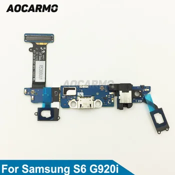Aocarmo USB Порт Док-станция Для Зарядки Зарядного устройства Гибкий Кабель Для Samsung Galaxy S6 SM-G920i