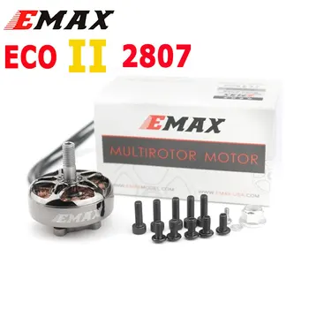 EMAX ECOII Серии ECO II 2807 6S 1300KV 5S 1500KV 4S 1700KV Бесщеточный Двигатель для FPV Гоночного Радиоуправляемого Дрона Diy запчасти