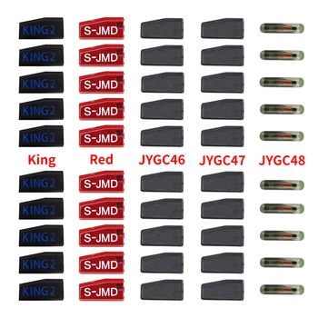 JYGC King Blue Chip Super Red Chip JYGC46 ID46 JYGC47 ID47 JYGC48 ID48 Стеклянные Автомобильные Чипы Дистанционного Ключа для JYGC Handy Baby E-baby