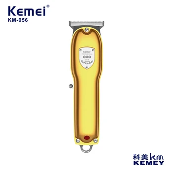 Kemei KM-056 Машинка Для Стрижки Волос Профессиональная Электрическая Машинка Для Стрижки Волос USB Перезаряжаемый Мужской Парикмахерский Триммер Электрическая Машинка Для Стрижки Волос