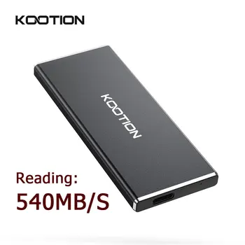 KOOTION X2 USB 3.1 Type C Портативный SSD 1 ТБ Внешний Жесткий Диск 500 ГБ Gen2 PSSD 250 ГБ Мини Твердотельный Накопитель для Ноутбука Macbook