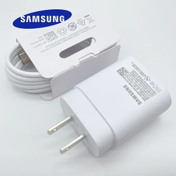 PD 25 Вт Зарядное Устройство USB C Адаптер Супер Быстрая Зарядка Настенное Зарядное Устройство Для Samsung Galaxy Tab S8 Ultra S6 S7 Plus A7 Lite Active4 Pro