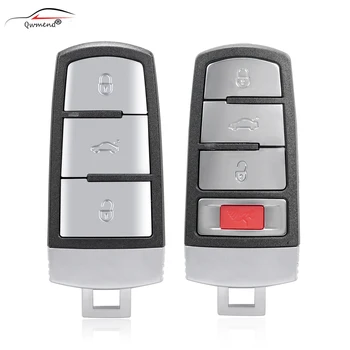 QWMEND 3/4 Кнопки Smart Car Remote Key Shell Чехол Для Фольксваген B6 B7 B7L CC R36 Maogotan B5 Passat 3C Дистанционный Брелок