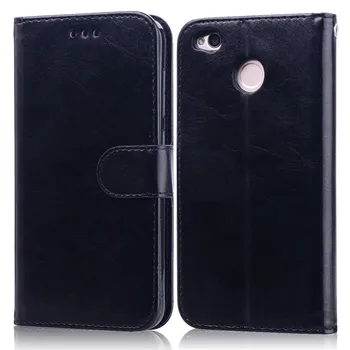 Xiaomi Redmi 4X Case Кожаный Флип-Чехол-Бумажник Для Xiomi Xiaomi Redmi 4X Чехол-Книжка Redmi 4X Чехол Для Телефона С Держателем Карты
