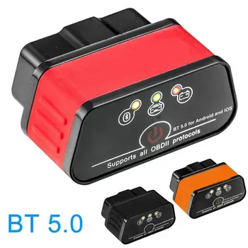Автомобильный сканер ELM327 OBD2 Bluetooth Автомобильный Диагностический инструмент для Android/ПК/ IOS Считыватель кодов Ремонт автомобилей U5D4
