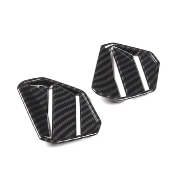 Автомобильный углепластиковый черный ABS Приборная панель Рамка для выпуска воздуха Декоративная накладка Наклейки для Toyota 2022 2023