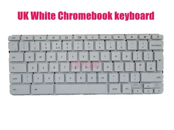 Британская белая клавиатура для HP Chromebook 14-ca000na/14-ca004na/14-ca050na/14-ca050sa/14-ca051na/14-ca051sa