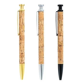 Выдвижная Шариковая ручка G5AA Деревянная ручка Металлический зажим для ручки Подарочная ручка для женщин Мужчин