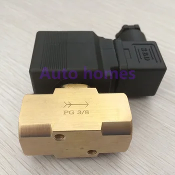 Двухходовой электромагнитный клапан большого диаметра для двухшнекового гранулятора VMI V10-C3C 220VAC PG 3/8
