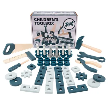 Детская деревянная имитация ремонтника, комбинация для хранения игрушек, набор для сборки, ролевая игра, игрушки-сюрприз