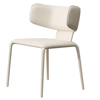 Дизайнерские Обеденные стулья в скандинавском стиле, Современный Высококачественный Итальянский Комод для спальни, Обеденные Стулья из Искусственной кожи, Салон Cadeira Home Furniture WK