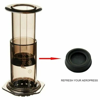 Для Aeropress Замена крышки плунжера с уплотнением из силиконовой резины для Aeropress Запчасти для кофе Плунжер для кофеварки