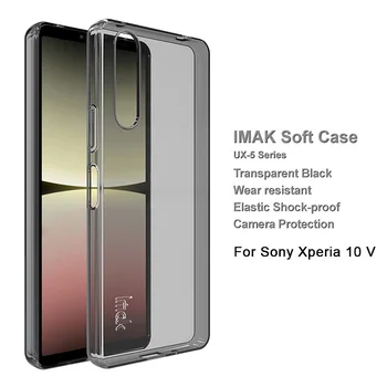 для Sony Xperia 10 V чехол IMAK UX-5 Прозрачный силиконовый чехол для телефона Мягкая задняя крышка для Sony Xperia 10 V