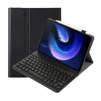 Для Xiaomi Mi pad 6 Pad6 Pro 2023 11.2 Съемный Чехол Для Клавиатуры Кожаный TPU Внутренняя Откидная Подставка Smart Tablet Funda Магнитная Крышка
