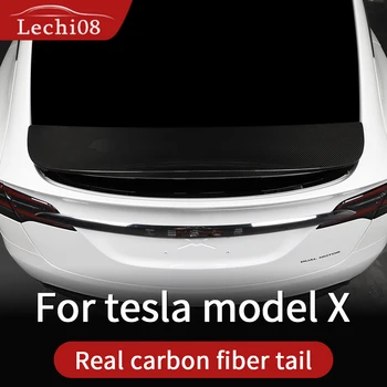 Задний спойлер для tesla model X аксессуары 2016-2024 2023 автомобильные аксессуары model X tesla three tesla model X carbon/аксессуары