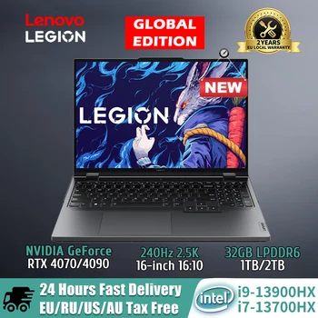 Игровой ноутбук Lenovo Y9000P 2023 13th i9-13900HX /i7-13700HX / 16G/ 1T SSD/NVIDIA RTX 4090/4080 / 2.5K 240 Гц 16-дюймовый Игровой ноутбук