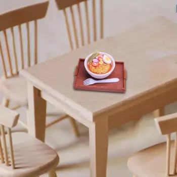 Имитация лапши в миниатюре 1:12 для кухни ресторана-столовой