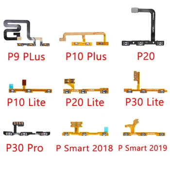 Кнопка включения выключения питания для HuaWei P30 P20 Pro P10 P9 Plus Lite P Smart 2018 Бесшумная кнопка регулировки громкости Ленточный гибкий кабель
