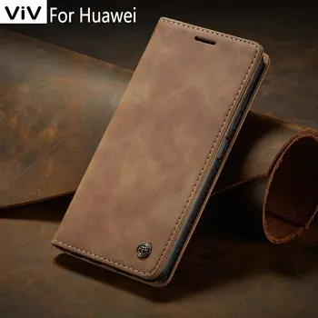 Кожаный Чехол-бумажник Для Huawei P50 Mate 30 Pro P40 P30 P20 Lite 3 Nova 3E 4E 6 SE 7i P Smart Y7S Y7A Роскошный Флип-Кейс