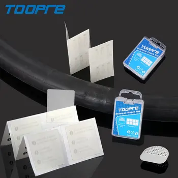 Комплект бесклеевых заплат для велосипеда TOOPRE Пленка для ремонта шин для горных велосипедов 8 шт. Набор инструментов для быстрого ремонта шин