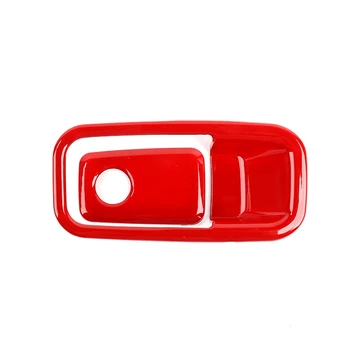 Коробка для хранения пассажиров второго пилота, Декоративная крышка переключателя, наклейки, накладка на 2021 2022 год, ABS Красный