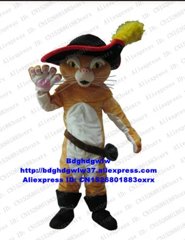 Костюм талисмана кота кота в сапогах, костюм персонажа мультфильма для взрослых, детский сад, зоомагазин, реквизит для фильма CX4033, Бесплатная доставка