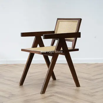 Кресло для бара и столовой, Передвижное кресло для домашнего офиса, Кухонный стул на открытом воздухе, Дизайнерская мебель для гостиной Sillas De Comedor MZY