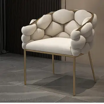 Кресло-пузырь для макияжа в спальне для девочек, роскошный туалетный столик, простой современный домашний стул для ногтей со спинкой