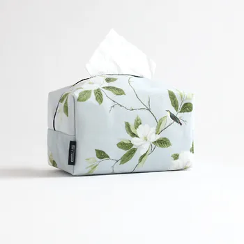 Крышка коробки для салфеток с винтажным принтом, милый держатель для салфеток в цветочек, бумажный футляр для украшения дома, сумка для хранения