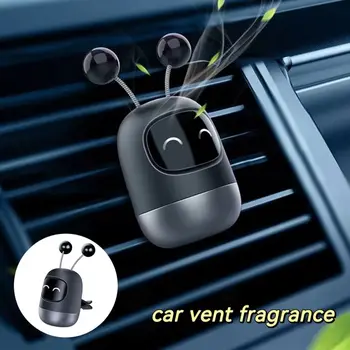 Милый робот-воздуховод для автомобиля, ароматизатор, автомобильный очиститель воздуха, качели, украшение для выхода воздуха из автомобиля, мультяшное украшение интерьера автомобиля