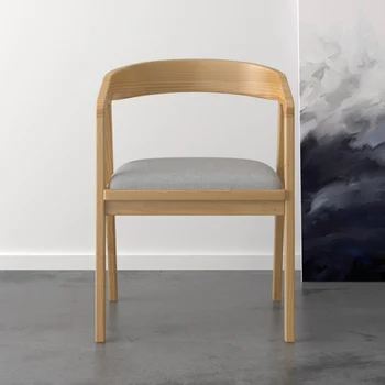 Минималистичные деревянные обеденные стулья Мобильный дизайн спальни Обеденные стулья для отдыха Винтажная дизайнерская мебель для дома Sillas Para Comedor