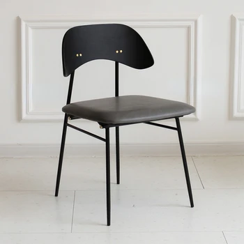 Мобильные обеденные стулья для гостиной, Скандинавские Дизайнерские Металлические Обеденные стулья для гостиной, офиса, Эргономичная Уличная мебель для вечеринок Cadeira GG