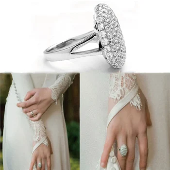 Модные свадебные кольца с кристаллами Ювелирные изделия The Twilight Breaking Dawn Bella Обручальные кольца для женщин подарки