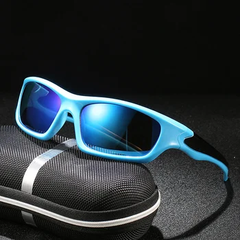 Мужские Женские поляризованные велосипедные очки с защитой от ультрафиолета HD на открытом воздухе, Солнцезащитные очки для рыбалки, Спортивное Скалолазание, Бег, Очки для верховой езды, Защитные очки