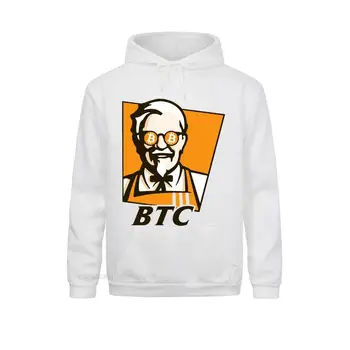 Мужской пуловер с капюшоном, оригинальный рецепт Bitcoin BTC, забавная спортивная одежда KFC для взрослых, индивидуальный принт для взрослых, изготовленный на заказ хлопок