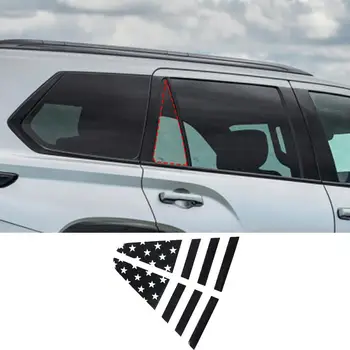 Наклейки на заднее стекло стойки автомобиля Toyota Sequoia, декоративные аксессуары для модификации автомобиля