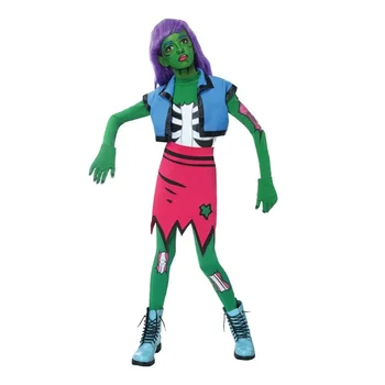 Новые костюмы на Хэллоуин для женщин, костюм ужасного зомби, женский сексуальный костюм скелета, одежда для косплея на Хэллоуин, комбинезон-футляр для взрослых