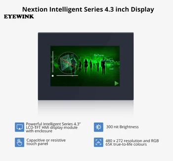 НОВЫЙ Nextion 4,3-Дюймовый ЖК-TFT-Дисплей HMI С Емкостной/Резистивной Сенсорной Панелью Intelligent Серии RGB 65K Color С Корпусом