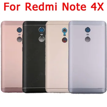 Оригинал для Xiaomi Redmi Note 4X Задняя крышка батарейного отсека Задняя крышка корпуса Запасные части для замены корпуса