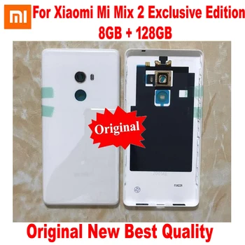 Оригинальная Новая Лучшая Керамическая задняя крышка аккумулятора, задняя дверца корпуса, чехол для Xiaomi Mi Mix 2 Mix2 Pro, крышка корпуса телефона с клеем