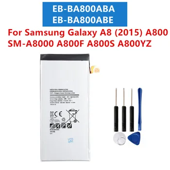 Оригинальный аккумулятор EB-BA800ABE EB-BA800ABA Аккумулятор емкостью 3050 мАч для Samsung Galaxy A8 (2015) A800 SM-A8000 A800F A800S A800YZ + бесплатные инструменты