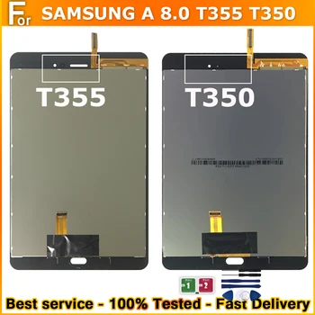 Оригинальный ЖК-дисплей для Samsung Galaxy Tab A 8,0 SM-T355 (3G) SM-T350 (WIFI) Замена ЖК-дисплея с сенсорным экраном и цифровым преобразователем в сборе