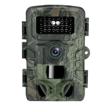 Охотничья ловушка Game Mini Trail Camera 36MP 1080P Инфракрасная камера дикой природы Поддержка карты памяти ночного видения IP54 Водонепроницаемый