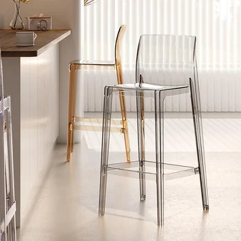 Пластиковый стул для столовой, кухня, ресторан, Скандинавский креативный стул, Современная дизайнерская мебель для дома MAYYH